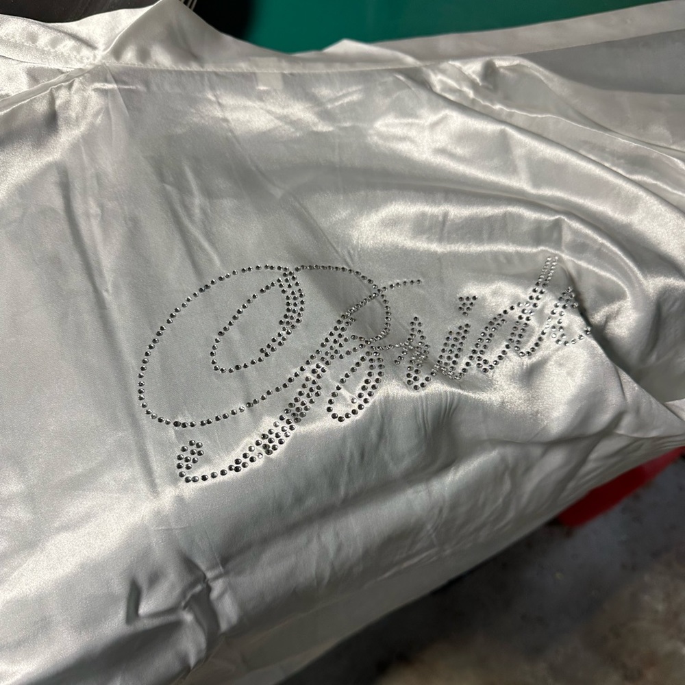 New Bride robe and Flip flops